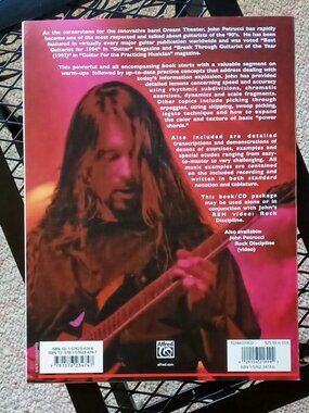 Alfred Instructional Guitar Book Rock Discipline John Petrucci w/Tablature & CD